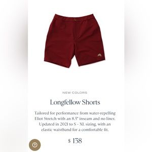 Original Longfellow Shorts